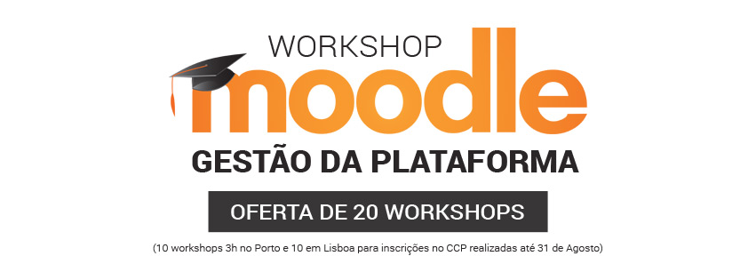 Go Deep | Oferta de 20 Workshops Gestão da plataforma Moodle